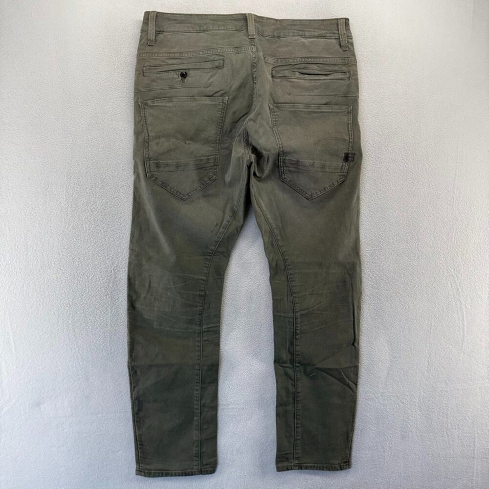 G Star Jeans Men's 34x32 Fits 34x29 Green D Staq 3D Straight Tapered Vintage y2k - Picture 9 of 10